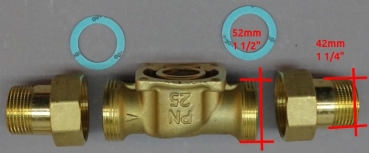 DA74C-1 1/4A Drehbares Anschlussstück, 1 1/4 Zoll